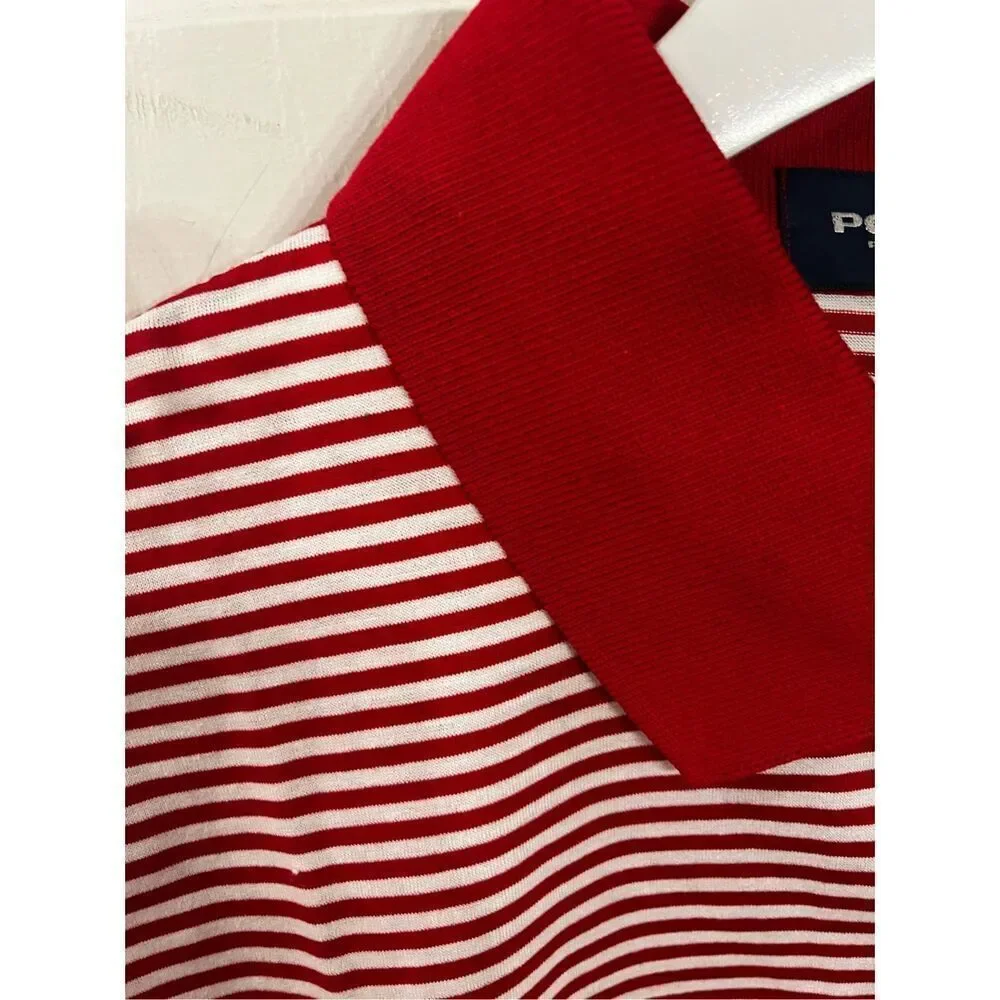 Polo Golf Ralph Lauren Red & White Polo Shirt sz XL NWOT